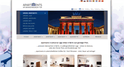 Desktop Screenshot of apartments-mitte.de